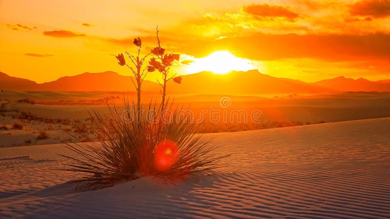 White Sands National Monument Sunset, New Mexico - Timelapse