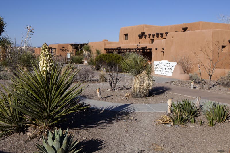 White Sands National Park Information center in New Mexico