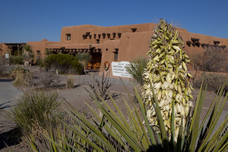 White Sands National Park Information center in New Mexico