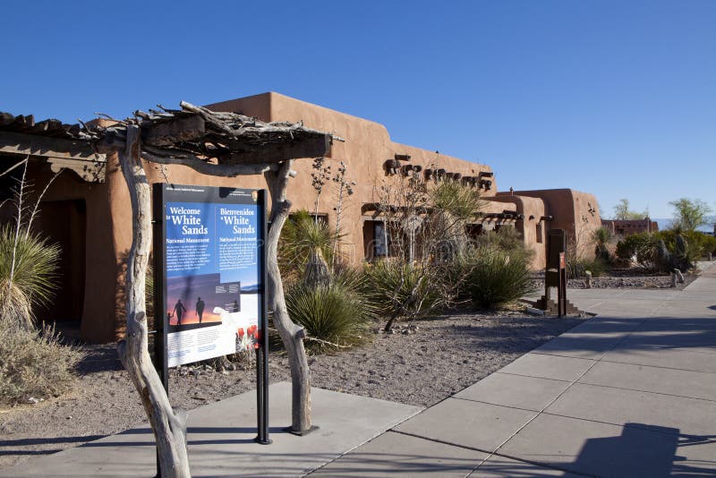 White Sands National Park Information center in New Mexico