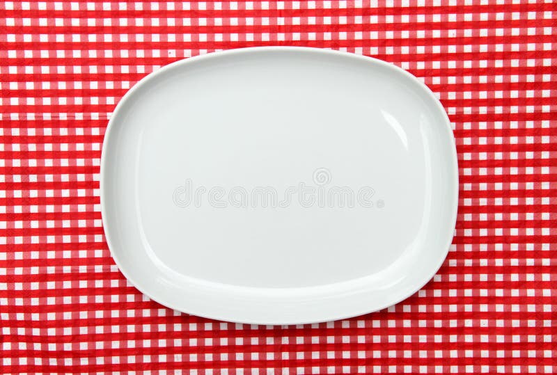 White Serving Platter Plate