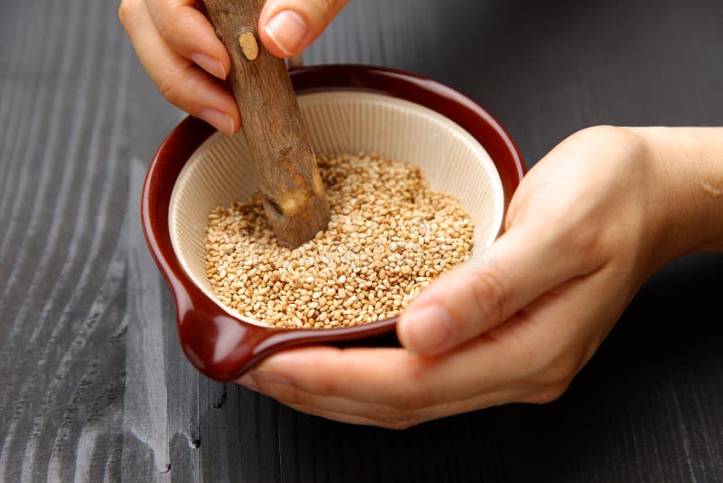 White sesame seed stock image. Image of japanese, japan 41330735