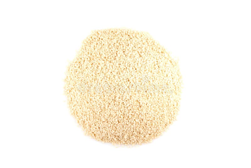 White sesame seeds stock photo. Image of isolated, grain 79192756