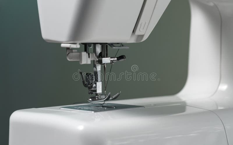 The Needle Mechanism of the Sewing Machine Stock Image Image of steel