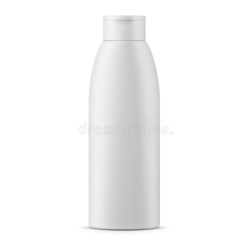 Download White Shampoo Bottle Template Stock Vector Illustration Of Shower Package 88923096
