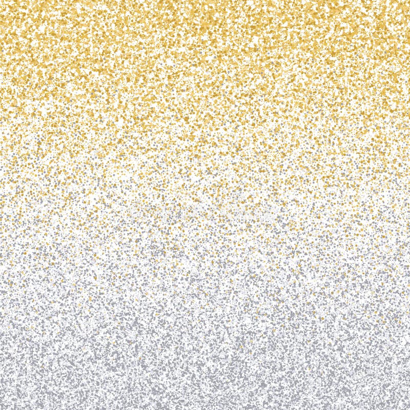 White Silver and Gold Abstract Background. Eps 10 Stock Vector