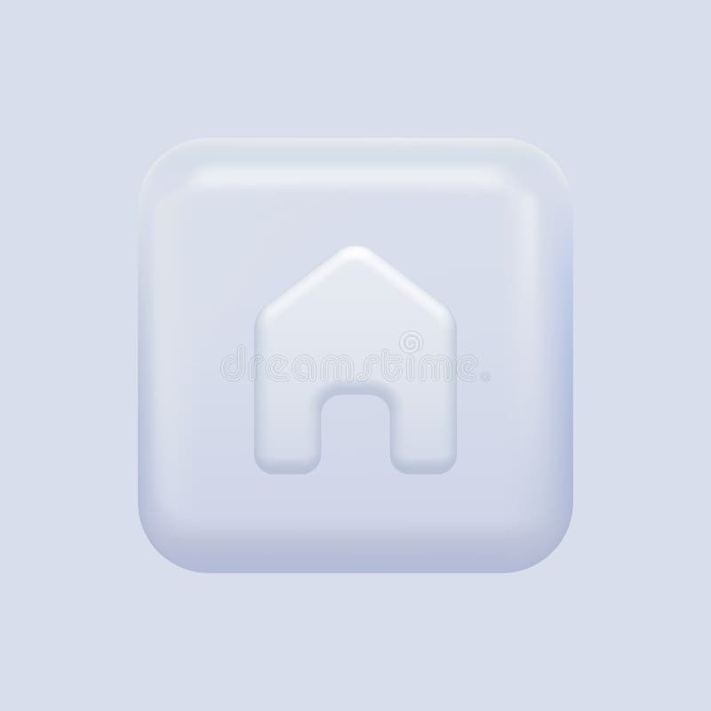 home cartoon simple icon black and white House icon illustration. black and white, monochrome, simple house