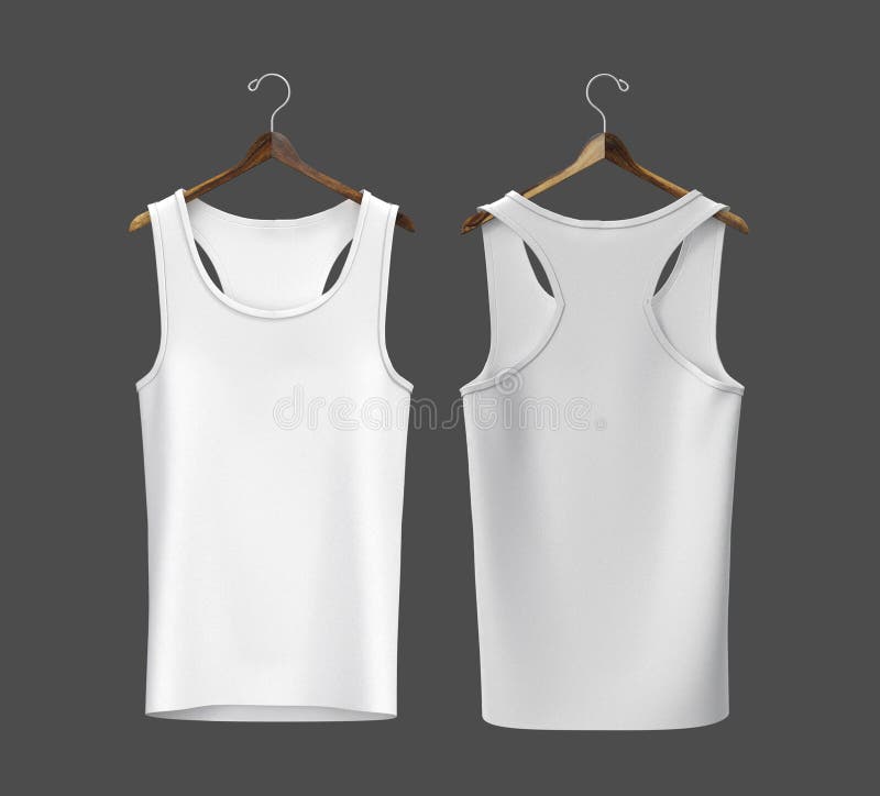 Download White Sleeveless T-shirt Icon Isolated With Long Shadow ...