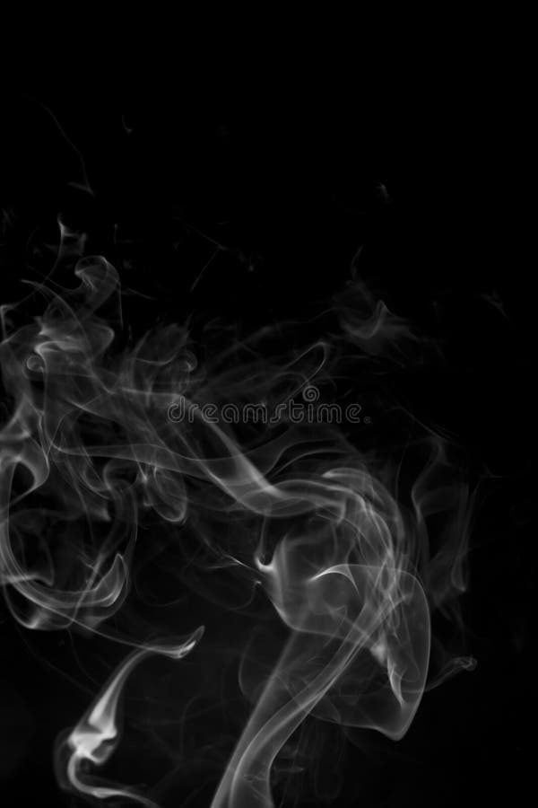 White Smoke on Black Background Stock Photo Image of smoky, light