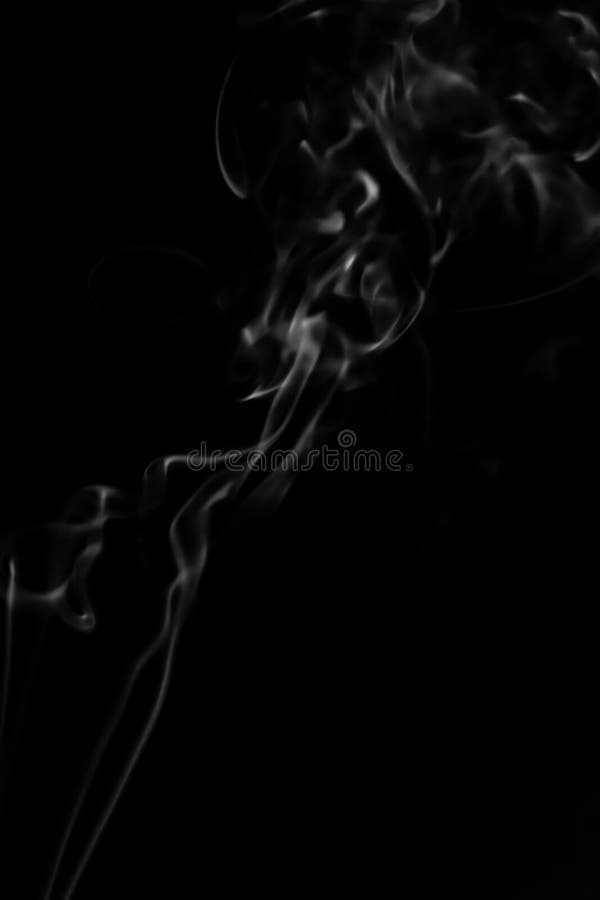 White Smoke on Black Background Stock Photo Image of light, graphic
