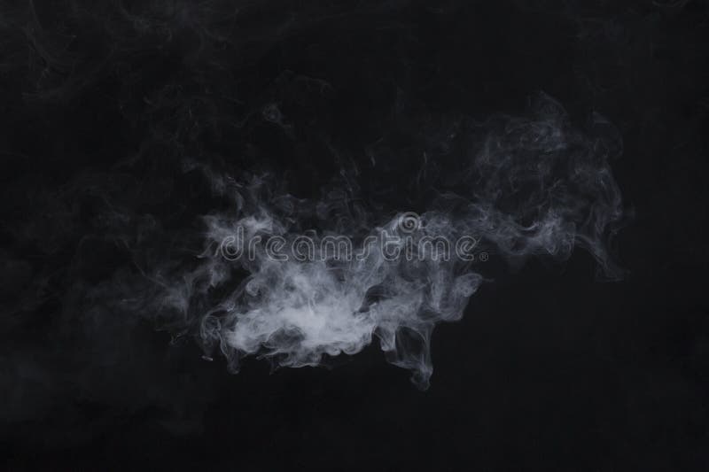 White Smoky Cloud on Black Background Stock Photo - Image of abstract,  cigarette: 113030336