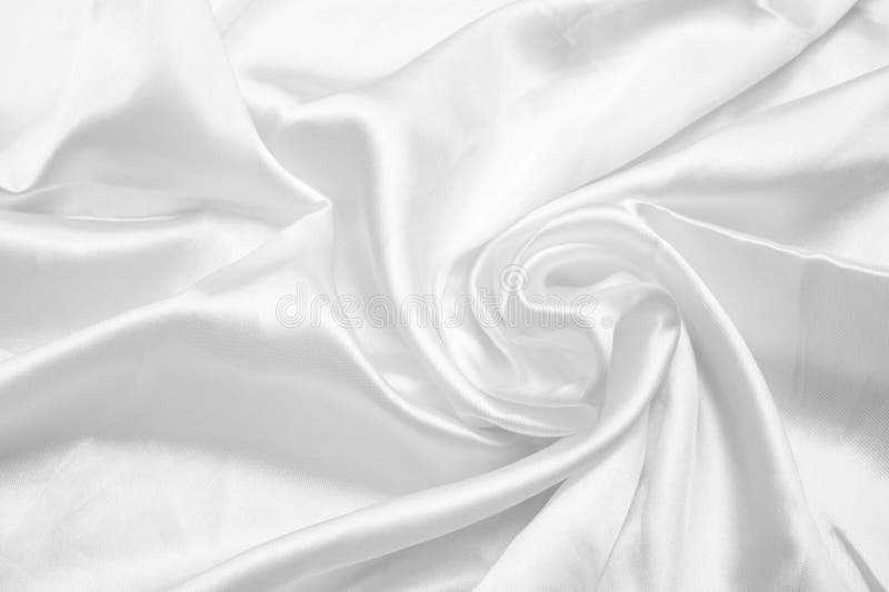 White smooth satin background