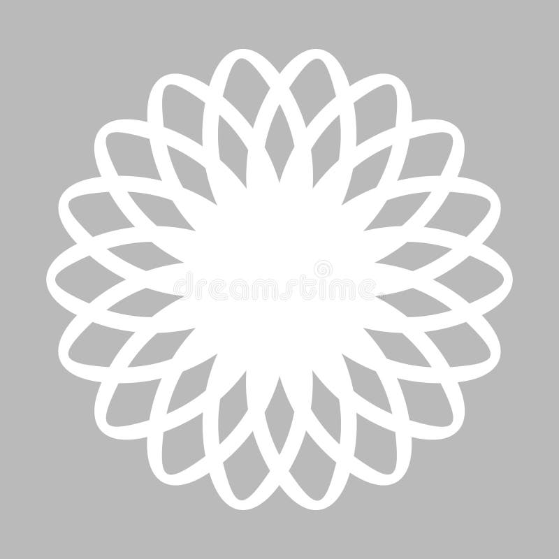 White snowflake stock vector. Illustration of vector - 95028346