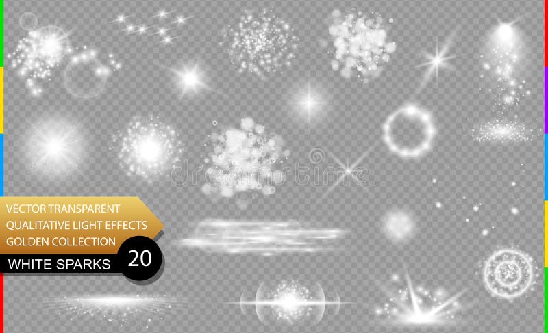 Explosion, glitter, spark, sun flash and star burst. Abstract translucent special element design. Shine sparkling round. Additional format vector vectors