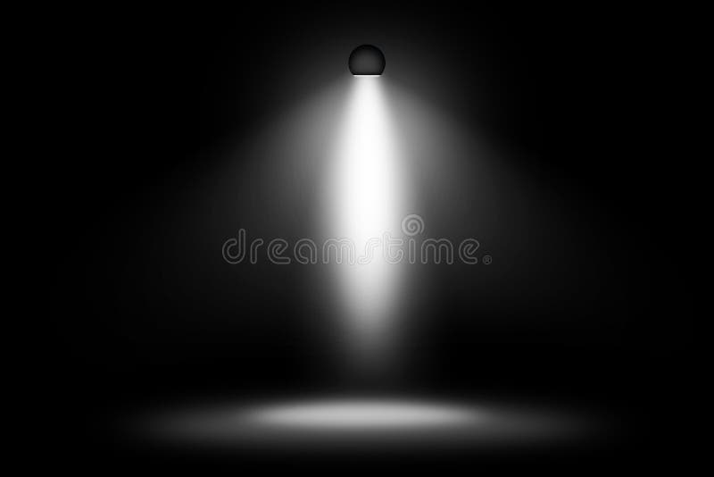 White Background With Spotlight
