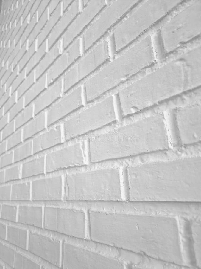 White Square Block Brick Multi Lines Image. Abstract Cement Background