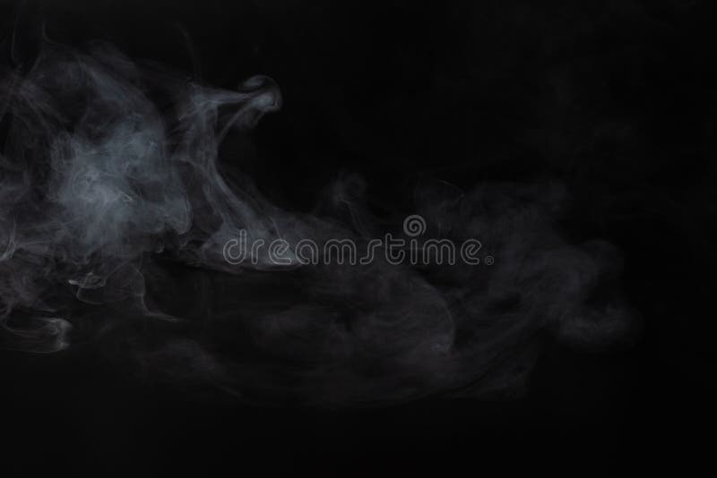 White Steam on a Black Background Stock Photo Image of light, texture