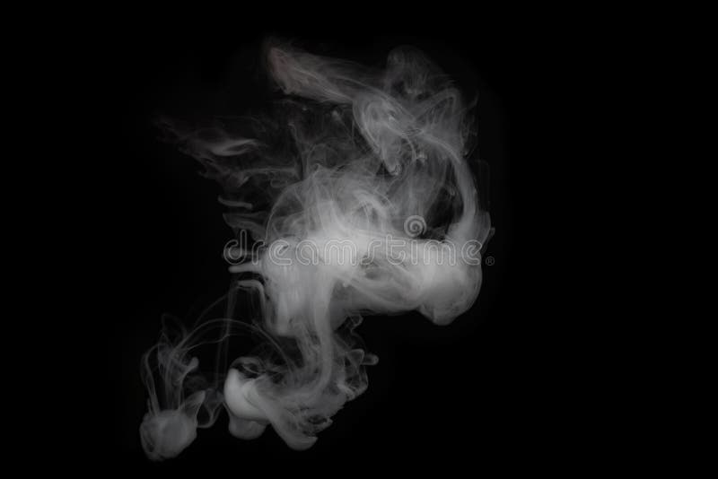White Steam on a Black Background Stock Image Image of smooth, magic
