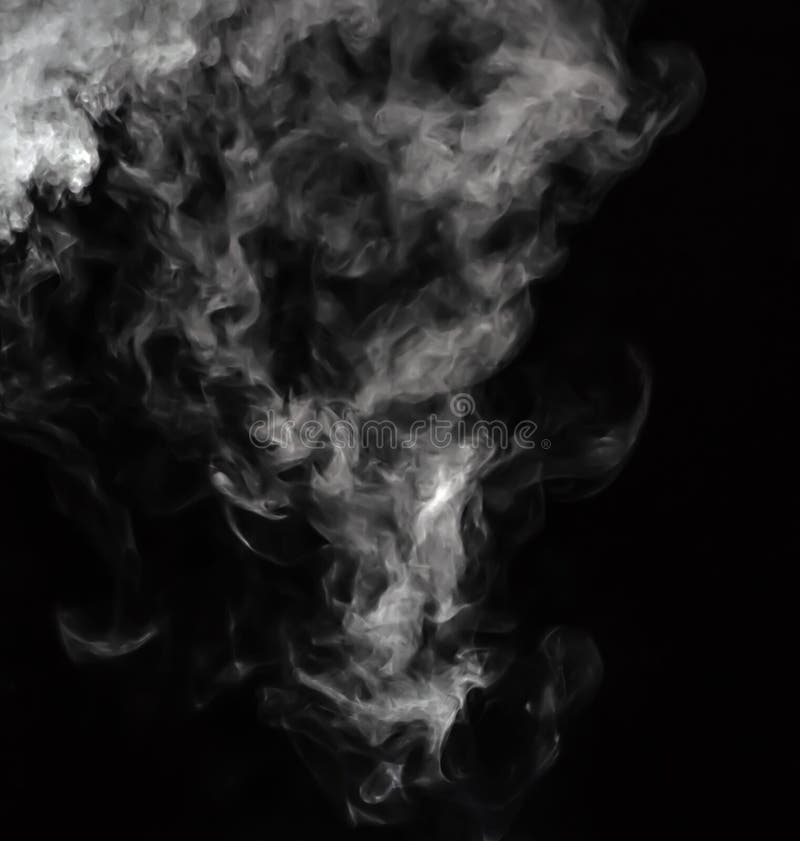 White Smoke Black Background Stock Image  Image of pollution design  145434895