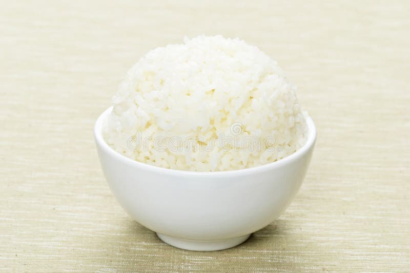 White steamed rice stock photo. Image of lunch, crop 35240868