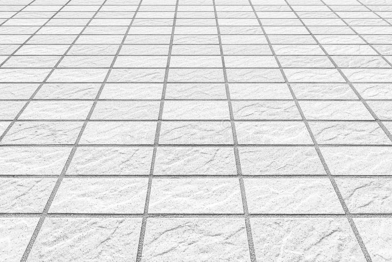 White Stone Tile Floor Stock Image Image Of Perspective 142112355