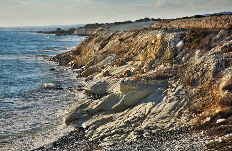 White Stones Near Limassol. Cyprus Stock Photo Image of mediterranean