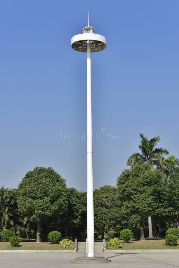 White street lamp,street light,street lighting,road lamp