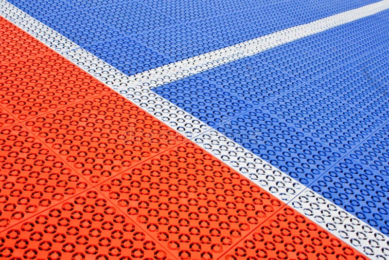 White Stripe On The Soccer Field Rubber Flooring Stock Image Image of