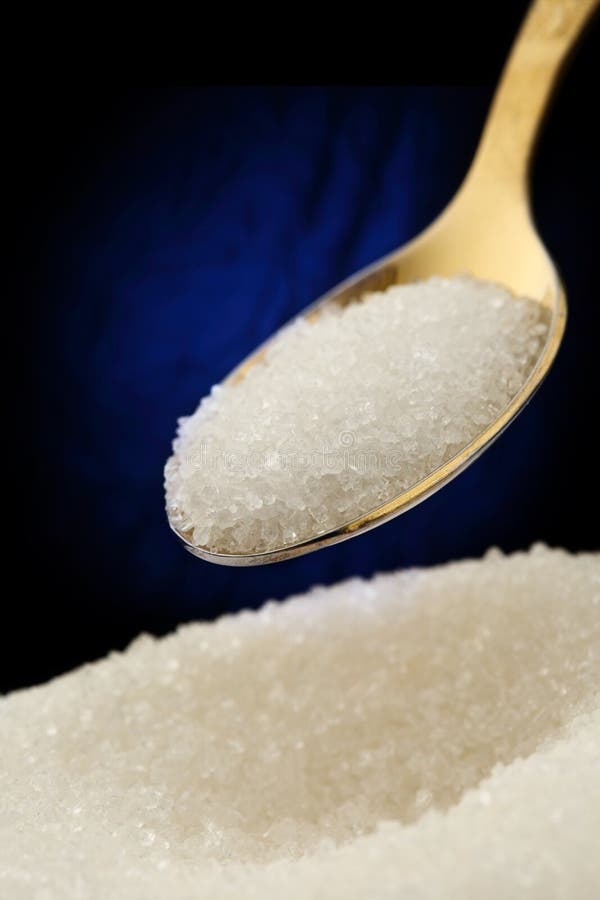 White sugar and spoon stock image. Image of closeup, sweet 37660733