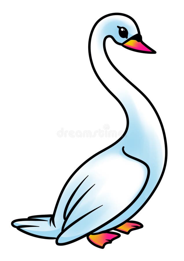 White Swan Bird Animal Character Cartoon Illustration Stock Illustration - Illustration of graphics, drawing: 144823489 White Swan Bird Animal Character Cartoon Illustration Stock Illustration - Illustration of graphics, drawing: 144823489