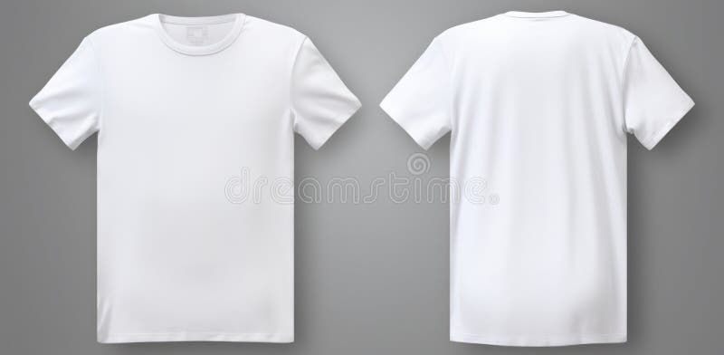 White T-shirt Mockup. Illustration AI Generative Stock Illustration ...