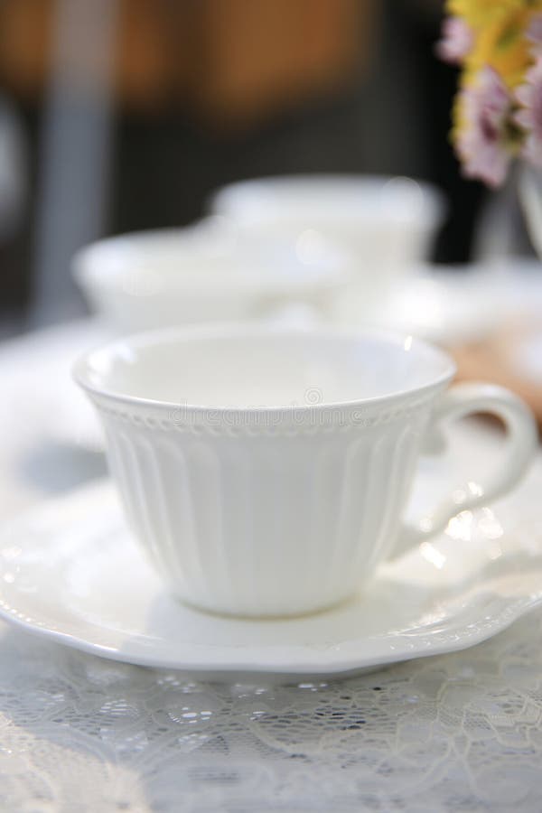 Cup Of Tea In A White Teacup Stock Image Image of relax, health