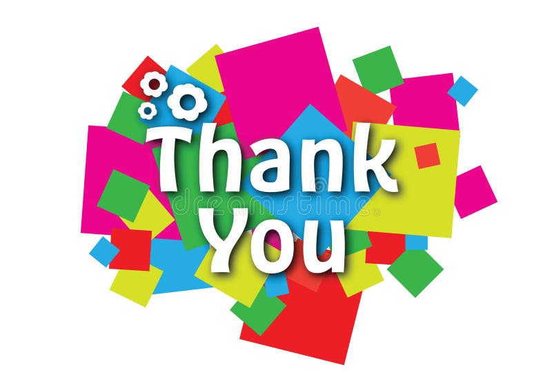 White THANK YOU text sign stock vector. Illustration of white - 92794040