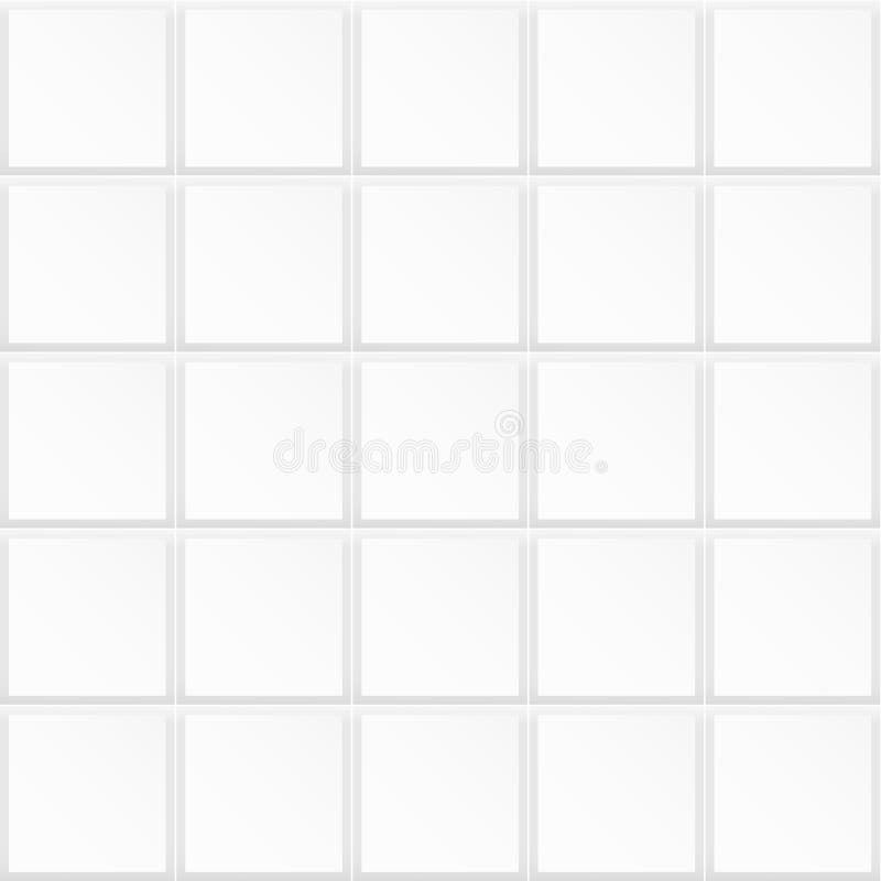 White Tile Texture, Seamless. Stock Vector - Illustration of geometric