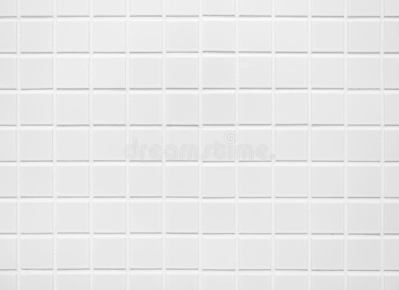 White tile wall Background Bathroom floor texture minimal decoration