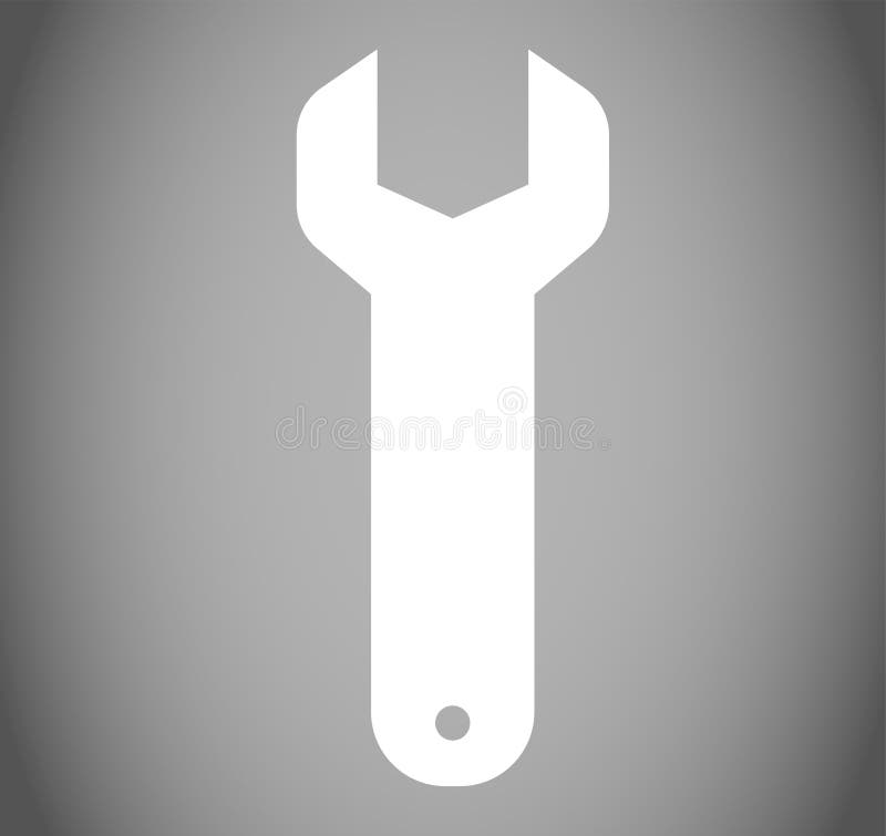 White Tool icon stock vector. Illustration of screwdriver 198209716
