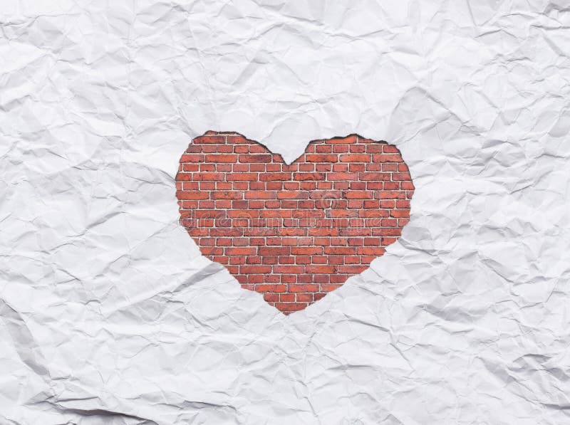 White torn paper in heart shape symbol royalty free stock images White torn paper in heart shape symbol royalty free stock images