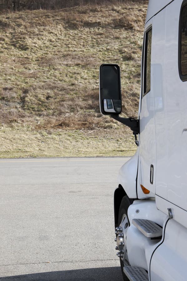 White Tractor Trailer Picture. Image 659795