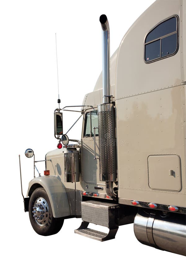 White truck. royalty free stock photography