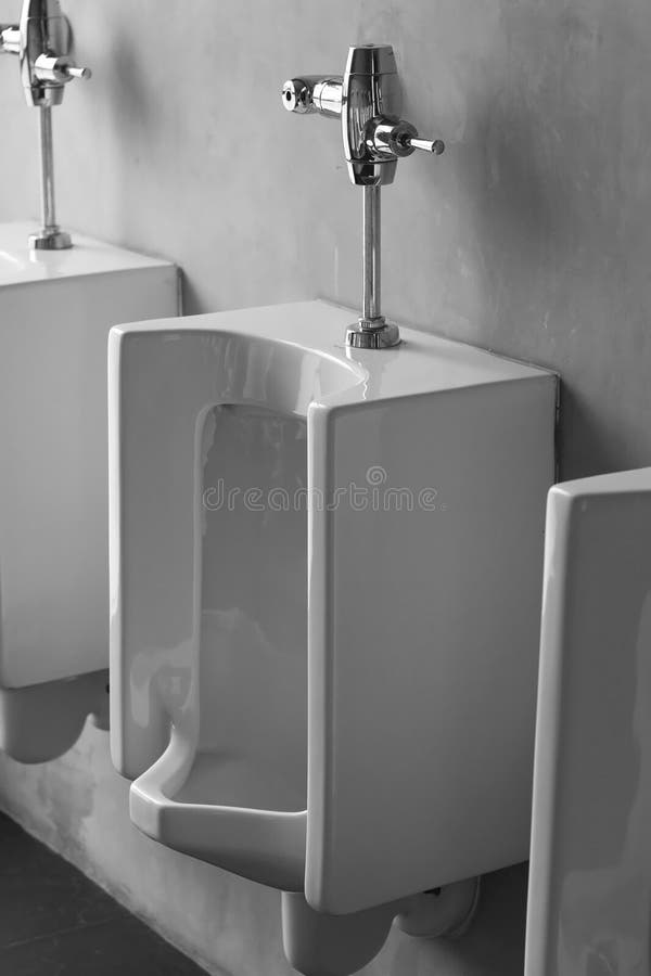 White urinals stock photo. Image of chrome, porcelain 26895592