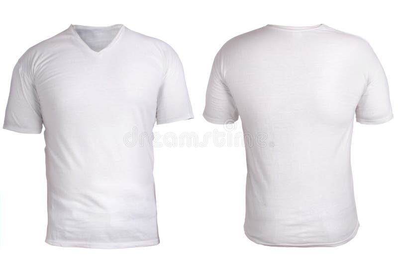 plain white t shirt back and front