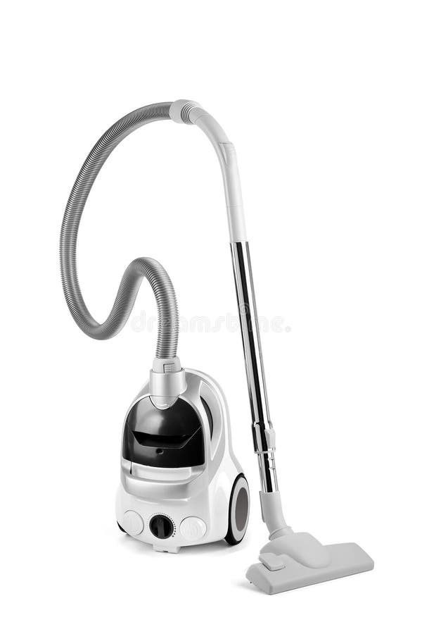 White vacuum cleaner stock photo. Image of household 12119616