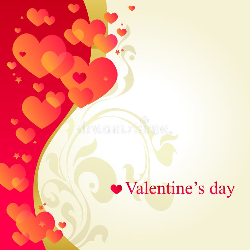 White valentine s day card stock vector. Illustration of holiday 18171932