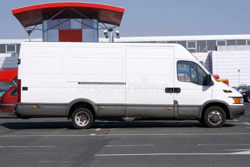 White van stock photo. Image of currency, animals, full 39850574