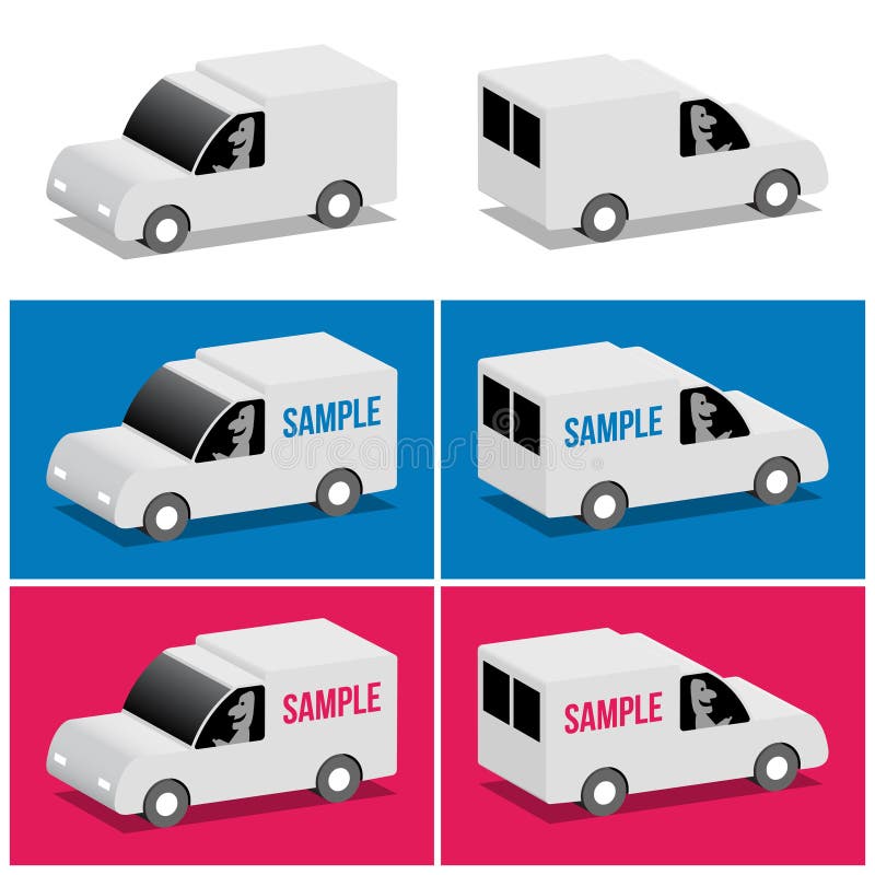 White van stock vector. Illustration of white, empty 32406267