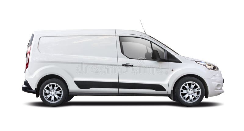 white ford transit