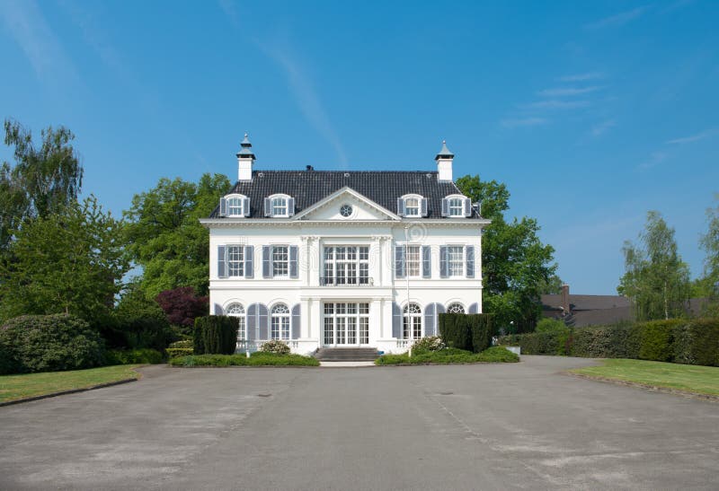 White villa royalty free stock image White villa royalty free stock image