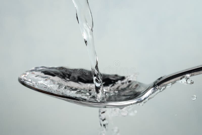 Pouring White Wine Vinegar Into A Measuring Cup Stock Photo Image of