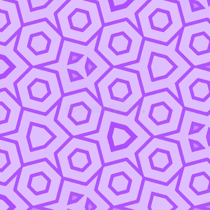 White and violet hexagonal pattern royalty free illustration