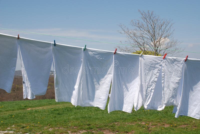 White Washing on Clothes Line Stock Photo Image of europe, slovenia